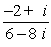 Write the following expression as a complex number in standard form.   A)    B)    C)    D)    E)   