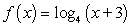 Find the vertical asymptote of the logarithmic function below.   A)    B)    C)    D)    E)   