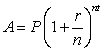 The present value of money is the principal   you need to invest today so that it will grow to an amount   at the end of specified time.The present value formula   is obtained by solving the compound interest formula   for   Recall that   is the number of years,   is the interest rate per year, and   is the number of compoundings per year.find the present value of amount   invested at rate   for   years, compounded   times per year.   A)    B)    C)    D)    E)   