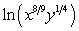 Expand the given logarithmic expression.Assume all variable expressions represent positive real numbers.   A)    B)    C)    D)    E)   