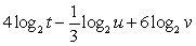Write the expression below as a single logarithm with a coefficient of 1.Assume all variable expressions represent positive real numbers.   A)    B)    C)    D)    E)   