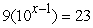 Solve for x:   Round to 3 decimal places. A)  1.407 B)  0.407 C)  1.362 D)  -1.362 E)  no solution
