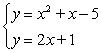 <strong>Solve the system of equations below. </strong> A) and B) and C) and D) and E) and