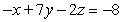 Solve the system of equations below:       A)    B)    C)    D)    E)   