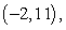 Find an equation of the form   whose graph passes through the points     and   A)    B)    C)    D)    E)   