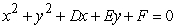 <strong>Find the equation of the circle that passes through the points </strong> A) B) C) D) E)