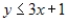<strong>Write an inequality for the shaded region shown in the figure. </strong> A) B) C) D) E)