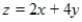 Find the minimum and maximum values of the objective function and where they occur, subject to the indicated constraints.(You should graph the feasible solutions on the grid below before you attempt to find the minimum and maximum values.)  Objective function:   Constraints:     A)    B)    C)    D)    E)   