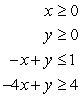 Find the maximum value of the objective function and where it occurs, if one exists. Objective function:   Constraints:   A)  The solution region is empty. There is no maximum value. B)  The maximum value is 1 and occurs at   C)  The maximum value is 3 and occurs at   D)  The maximum value is 12 and occurs at   E)  The maximum value is 4 and occurs at  