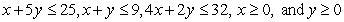 Maximize the object function   subject to the constraints   A)  The maximum value is 90 at   B)  The maximum value is 122 at   C)  The maximum value is 130 at   D)  The maximum value is 86 at   E)  The maximum value is 56 at  