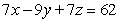 Solve the system of equations below by the Gaussian elimination method.       A)    B)    C)    D)    E)  no solution