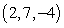 Solve the system of equations below by the Gaussian elimination method:       A)    B)    C)    D)    E)  no solution