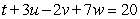Solve the system of equations below by the Gaussian elimination method:       A)    B)    C)    D)    E)  no solution