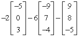 Use the matrix capabilities of a graphing utility to evaluate the expression.   A)    B)    C)    D)    E)   