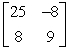 Find A<sup>2</sup>.(Note: A<sup>2</sup> = AA.)    A)    B)    C)    D)    E)  not possible