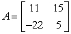 Given matrix   Find   the inverse matrix. A)    B)    C)    D)    E)   