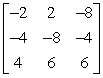 Find the inverse of the given matrix.   A)    B)    C)    D)    E)  The matrix does not have an inverse.