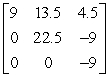 Use the matrix capabilities of a graphing utility to find the determinant of the matrix   A)    B)    C)    D)    E)   