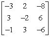Find all (a) minors and (b) cofactors of the matrix   Show your work.