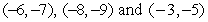 Use a determinant to determine whether the points   are collinear.Show all work.