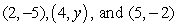 Use a determinant to find y such that   are collinear. A)    B)    C)    D)    E)   