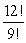 Simplify the factorial expression.   A)  11,880 B)  1320 C)    D)  132 E)  17,160