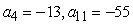 Find a formula for a<sub>n</sub> for the arithmetic sequence.   A)    B)    C)    D)    E)   