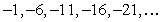 Find a formula for   for the arithmetic sequence below.   A)    B)    C)    D)    E)   
