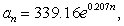 <strong>The annual profit (in millions of dollars) for a certain company from 2000 to 2005 can be approximated by the model where represents the year, with corresponding to 2000.Use the formula for the sum of a finite geometric sequence to approximate the total profit earned during this six-year period.Round to the nearest ten-thousand dollars.</strong> A) $4466.74 million B) $4805.90 million C) $3631.55 million D) $3292.39 million E) $2676.77 million
