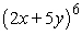 Expand the binomial by using Pascal's triangle to determine the coefficients.Show your work.  