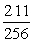 Assume that the probability of the birth of a child of a particular gender is 50%.In a family with eight children, what is the probability that there is at least one girl? A)    B)    C)    D)    E)   