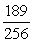 Assume that the probability of the birth of a child of a particular gender is 50%.In a family with eight children, what is the probability that there is at least one girl? A)    B)    C)    D)    E)   