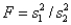 The test statistic employed to test   is   ,which is F distributed with   degrees of freedom.