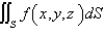 Suppose that   where g is a function of one variable such that   . Evaluate   where S is the sphere   A)    B)    C)    D)    E)  None of these
