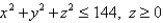 Use Gauss's Law to find the charge contained in the solid hemisphere   ,if the electric field is  