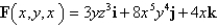 Find the curl of the vector field F.   A)    B)    C)    D)   