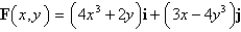 Determine whether F is conservative.If so,find a function f such that   .   A)    B)    C)    D)  not conservative