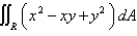 Use the transformation   to evaluate the integral   ,where R is the region bounded by the ellipse   . A)    B)    C)    D)    E)   