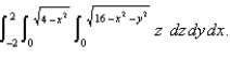 Use cylindrical coordinates to evaluate   A)      B)      C)      D)     