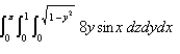 Calculate the iterated integral.   A)    B)    C)  8 D)    E)  None of these