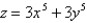 Find the volume under   and above the region bounded by   and   . A)    B)    C)    D)    E)   