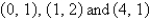 Evaluate the double integral.   ,   is triangular region with vertices   .