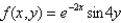 Find and classify the relative extrema and saddle points of the function   for   and   . A)  Saddle point   B)  Relative minimum   C)  Relative maximum   D)  None