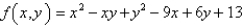 Find the local maximum,and minimum value and saddle points of the function.  