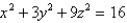 Find equations for the tangent plane and the normal line to the surface with equation   at the point   A)    ,   B)    ,   C)    ,   D)    ,  