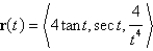 Find the derivative of the vector function.   A)    B)    C)    D)    E)   