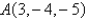 Find an equation of the set of all points equidistant from the points   and   A)    B)    C)    D)    