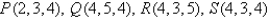 Find the volume of the parallelepiped with adjacent edges PQ,PR,and PS.  