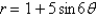 The graph of the following curve is given.Find the area that it encloses.     A)    B)    C)    D)    E)  A =  