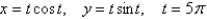 Find an equation of the tangent to the curve at the point corresponding to the given value of the parameter.  